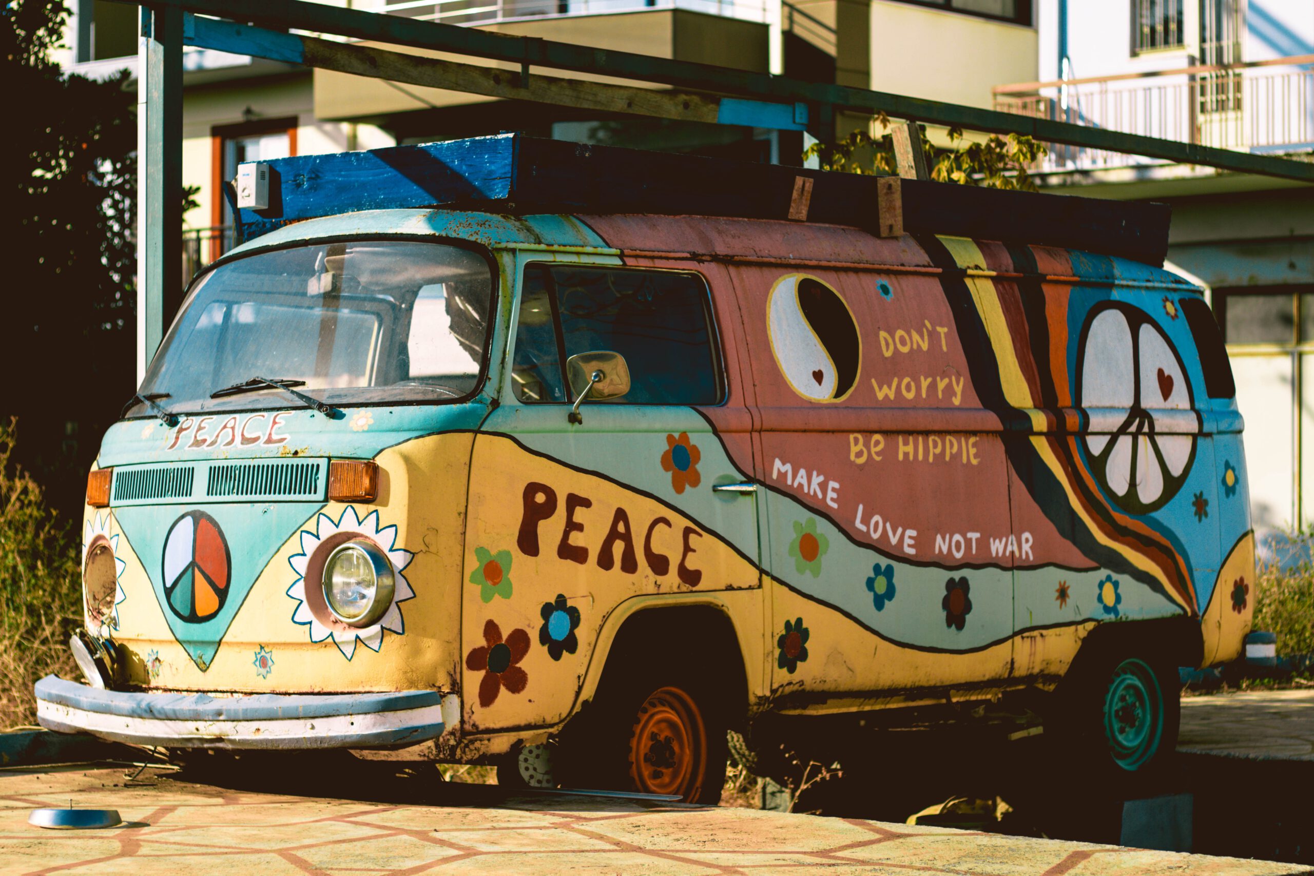 VW-Bus Hippiestyle VW-Bus Hippiestyle